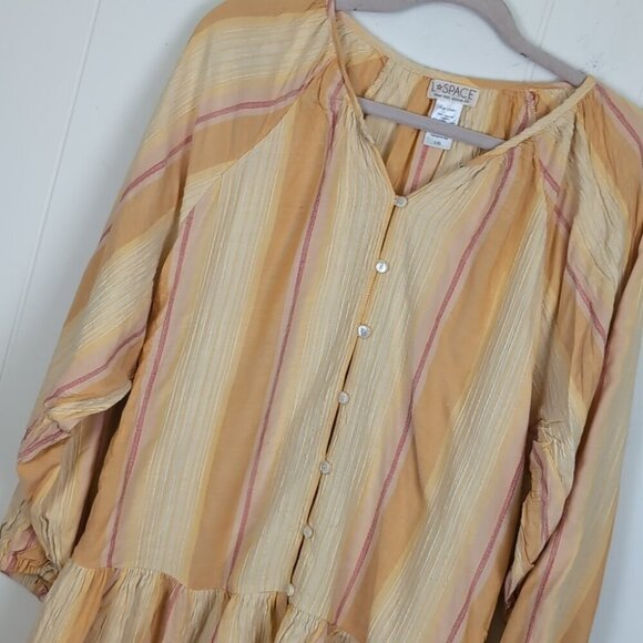 L*Space vida Striped Vacay dress Large - Picture 4 of 9